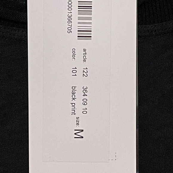 LAST CALL: RUNDHOLZ Black 2022 Graphic Lantern Dress Cotton Pockets NWT Sz M - Picture 10 of 11